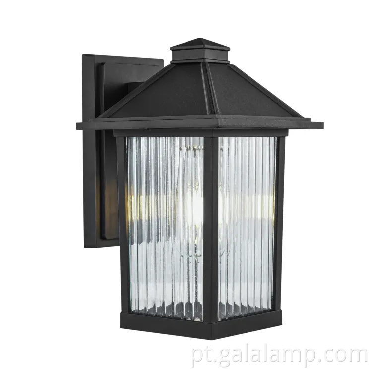 Equipamentos de parede externa retro elegantes para espaços modernos